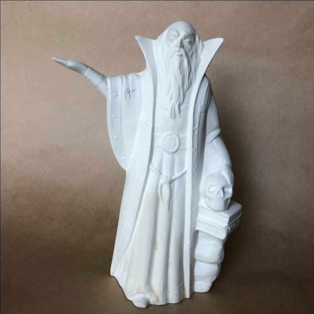 Ready to Glaze Bisque ceramic Wizard
